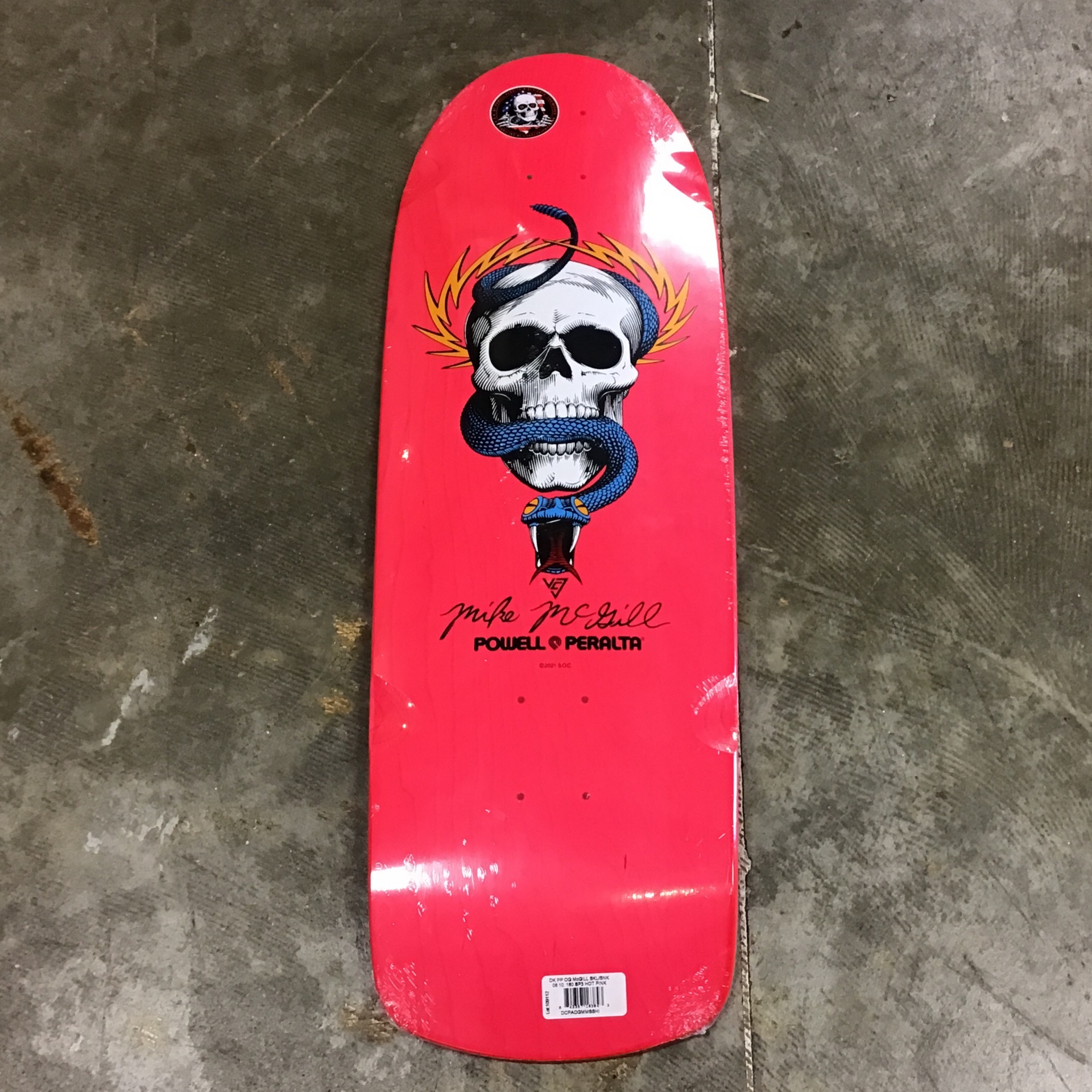 10" x 30.125" Powell Peralta NEW IN SHRINK ORANGE MIKE MCGILL 