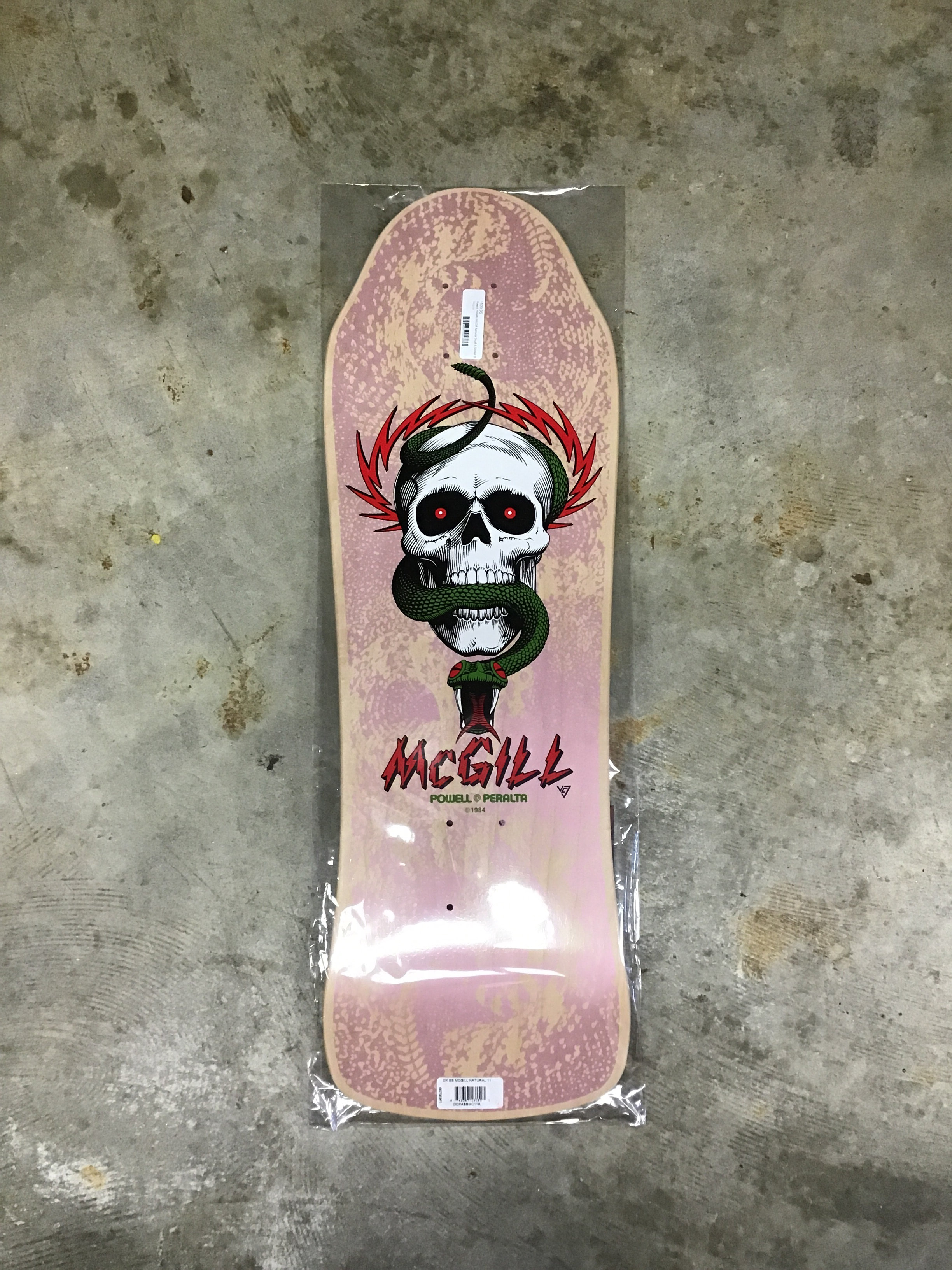Powell Peralta Mcgill Natural Skull Snake Bones Brigade 11 Mcgills Skate Shop